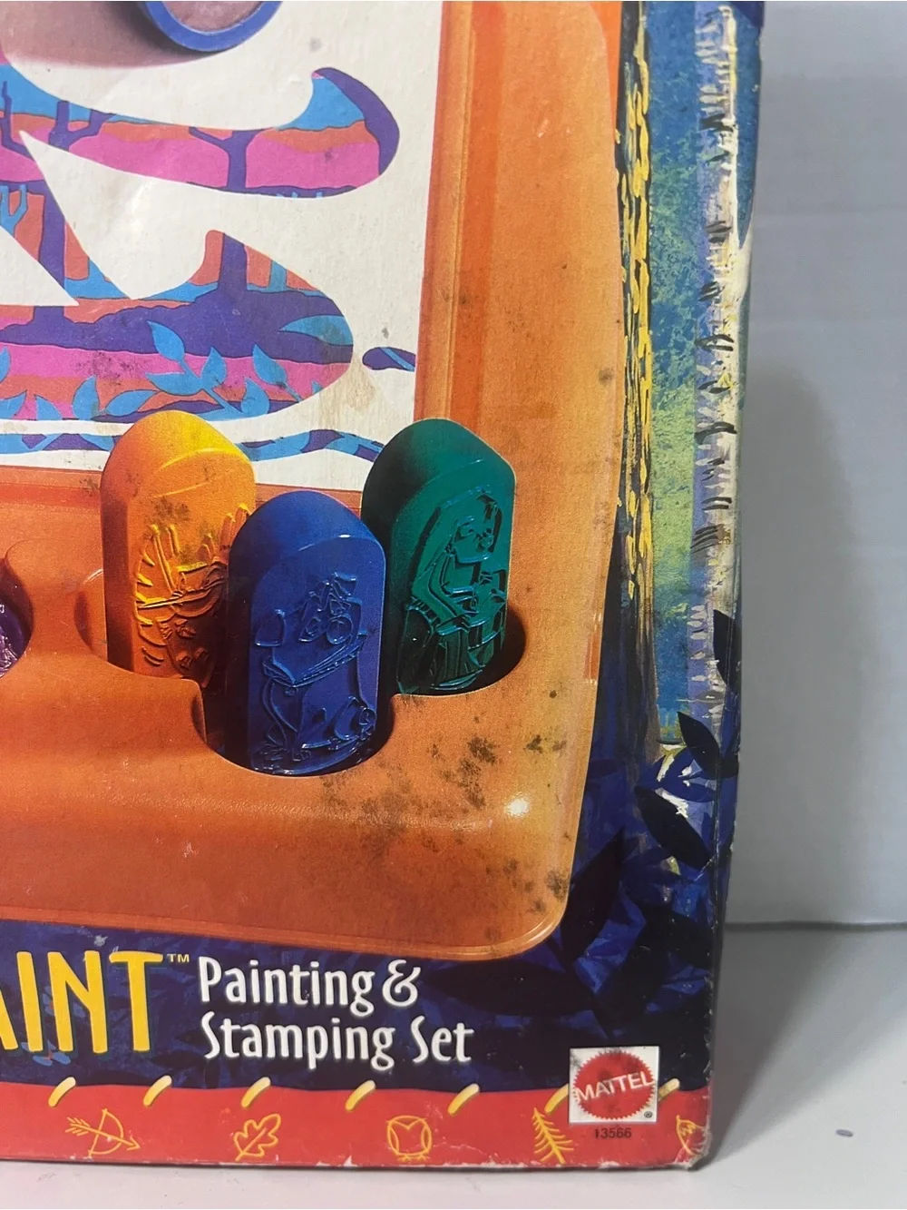 Vintage 1995 Disney Pocahontas Paintless Paint Set Mattel 13566 Unopened